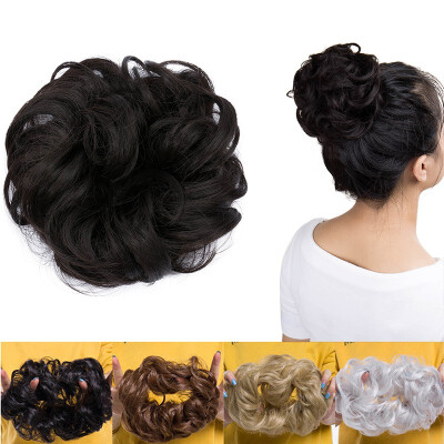 

Synthetic Hair Bun Extensions Messy Hair Scrunchies Hair Pieces for Women Hair Donut Updo Ponytail