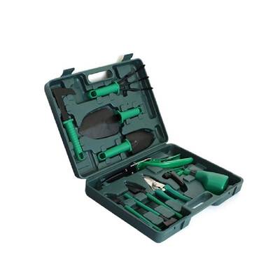 

510Pcs Compact Garden Tool Set Vegetable Flower Herb Gardening Hand Tools Kit with Carrying Case