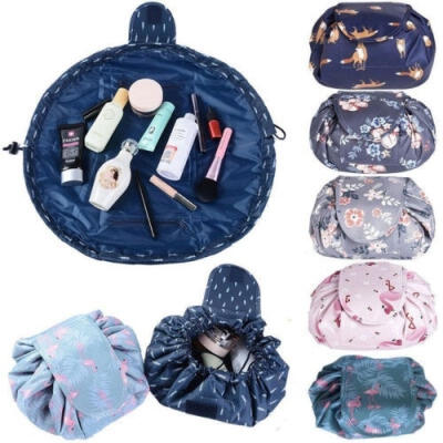 

Toiletry Bag Lazy Makeup Bag Quick Pack Womens Travel Bag Drawstring Storage