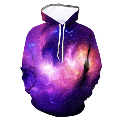 

Toponeto Mens Universe 3D Printed Hooded Galaxy Long Sleeve Sweatershirt Hoodie Tops