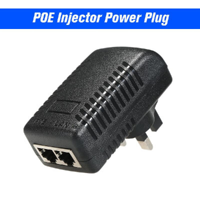 

POE Injector Ethernet Power Supply Adapter DC48V 05A 154W POE pin45 78- Compatible WT IEEE8023af for IP Camera IP Pho