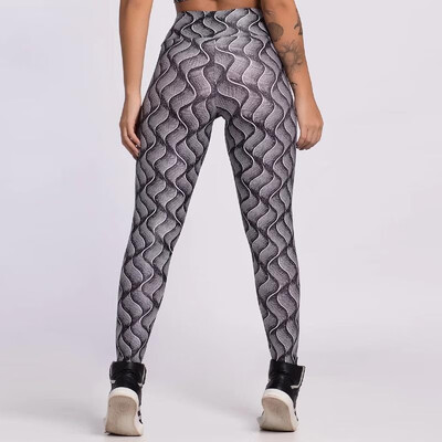 

Ebay cross-border new European&American tight-fitting stretch thin yoga pants running sports training hip fitness pants women