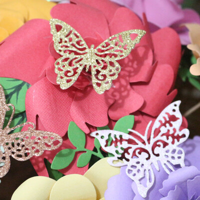 

Gobestart New Flower Heart Metal Cutting Dies Stencils DIY Scrapbooking Album Paper Card