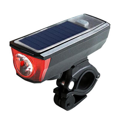 

SolarUSB Charging Bicycle Mountain Bike T6 LED Headlight Electric Horn
