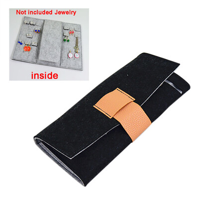 

Toponeto Travel Jewelry Storage Bag Portable Roll Clutch For Necklace Earrings Bracelets