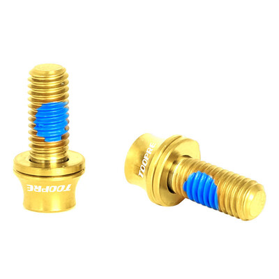 

2x Titanium Alloy Bicycle Water Bottle Cage Bolt Bike Holder Screw Secure Fixed