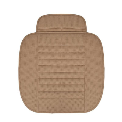

Four Seasons Monolithic Car Front Seats Cover Non-Slip Protector Mat Bamboo Charcoal Cushion Coffee
