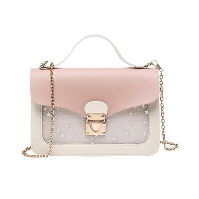 

Cute Stars Pattern Shoulder Handbags PU Leather Women Small Crossbody Bags