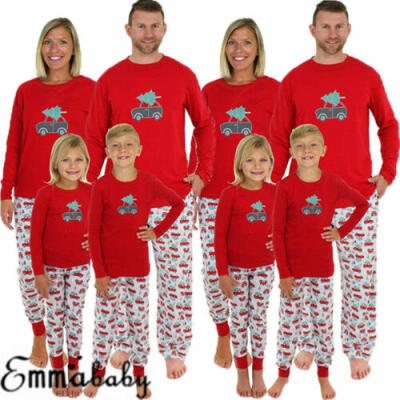 

New Family Matching Christmas Pajamas Set Men Women Baby Kid Sleepwear Nightwear