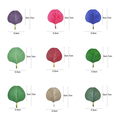 

100X Artificial Fake Eucalyptus Leaves Greenery Simulation Foliage Wedding Decor