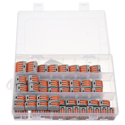 

60PCS 235 Holes Spring Conductor Terminal Block Electric Cable Wire Connector