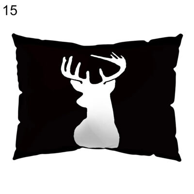 

Heart Antler Arrow Circle Pillow Case Cushion Cover Sofa Bed Car Office Decor