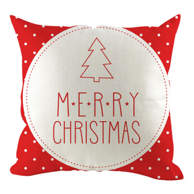 

Tailored Christmas Pillow Cover Pillowcases Decorative Sofa Cushion Cover Home Decoration