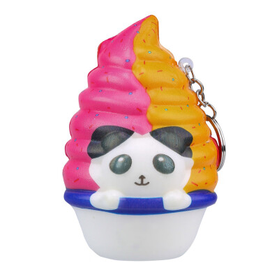 

Gotoamei Kawaii Adora Panda Ice Cream Scented Cream Slow Keychain Stress Reliever Toy