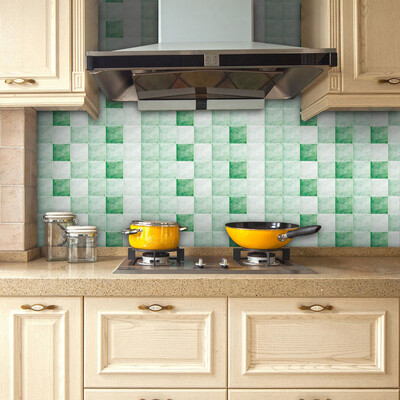

〖Follure〗20x500cm Adhesive Tile Art metope Wall Decal Sticker DIY Kitchen Bathroom Decor