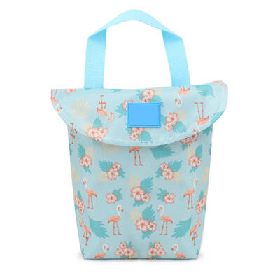 

Reusable Printed Nappy Bags Wet Dry Bags Sticker Opening Mini Diaper Bag