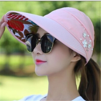 

Summer empty hat damp anti-ultraviolet Korean version spring&summer foldable sunscreen hat sunshade hat hat woman