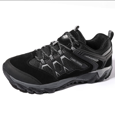 

Camel outdoor CAMEL outdoor hiking shoes mens non-slip shock absorber shoes wear low walking shoes K832330405 black 425