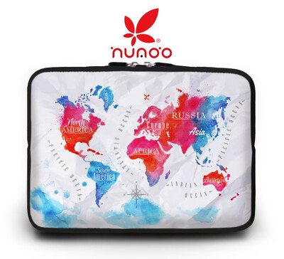 

World map Sleeve laptop bag 116"12"13133" & 14"15156"173 case for macbook air pro Retina for woman&man