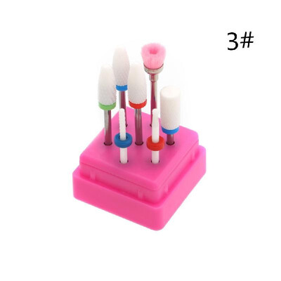 

7Pcs Professional Nail Art Grinding Head Dead Skin Removal Head Nail Polishing Accessories
