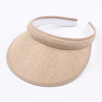 

Kids Summer Sun Visors Cap Empty Top Broad Wide Brim Topless Headband Children Hat Headwear