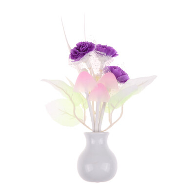

Romantic Colorful Sensor LED Mushroom Night Light Wall Lamp Home Decor