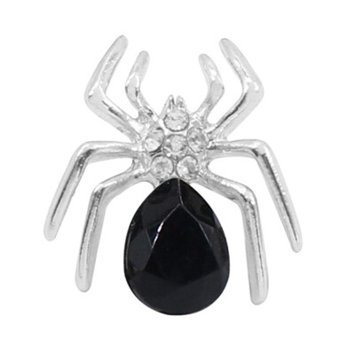 

Spider Rhinestone Brooch Pin Fashion Metal Jewelry Accessories Unisex Charm Gift