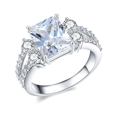 

Big Promotion Exquisite Silver Color Micro Inlay Clear AAA Cubic Zircon Couple Knuckle Rings