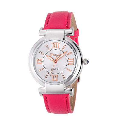 

Geneva student watch exquisite temperament ladies watch fashion belt casual quartz womens watch