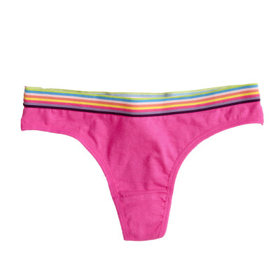 

Toponeto Women Sexy Rainbow Splice Briefs Panties Thongs Lingerie Underwear