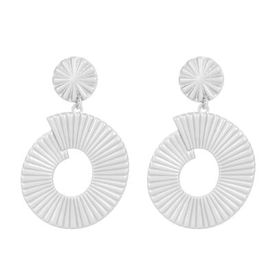 

ZA Jewelry Metal Drop Dangle Earrings For Women Geometric Round Leaf Vintage Statement Earrings Wedding Party Gifts Bijoux Punk