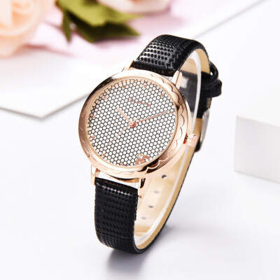 

〖Follure〗Fashion Simple Casual Ladies Watch Bee Home Dial Leather With Strap Ladies Watch