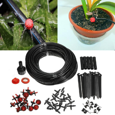 

23m Micro Drip Irrigation Watering Automatic System Kit for Plant Garden Greenhouse