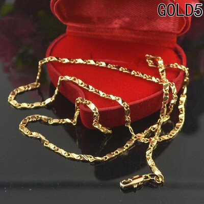 

Fashion Flat Link Chain Necklace Jewelry Choker Necklaces