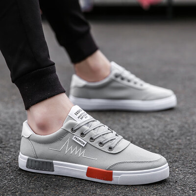 

Original hostel summer canvas shoes male Korean version 100 individual casual board shoes young students cloth shoes tide shoes