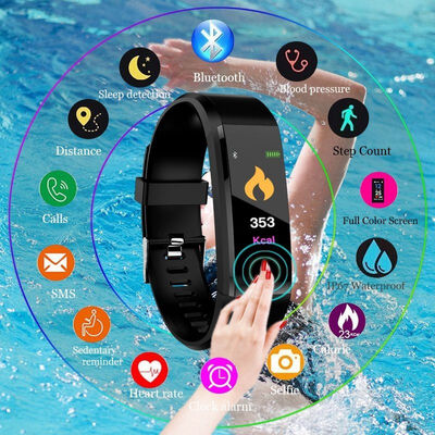 

Bluetooth Smart Wristband Colorful Screen Tracker GPS Fitness Tracker Smart Watch Band Trackers