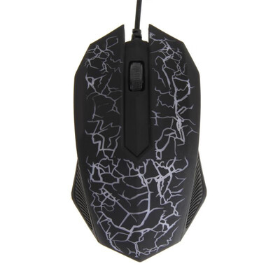 

USB Mouse 3 Buttons Optical Gaming Game Mouse 7 Colors LED for PC Laptop