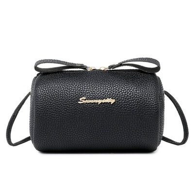 

Fashion Faux Leather Cylinder Shoulder Bag Women Phone Purse Crossbody Pouch