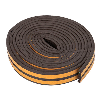 

Siaonvr 5M DEPI Type Foam Weather Draught Excluder Self Adhesive Window Door Seal Str
