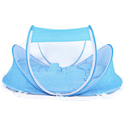 

4pcs Portable Type Comfortable Babies Sealed Mosquito Net Mattress Pillow Mesh Bag