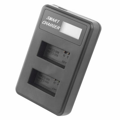 

AHDBT-201 AHDBT-301 LCD Dual Port USB Battery Charger Dock for GoPro Hero 3
