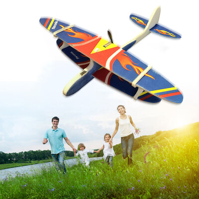 

Tailored Foam Throwing Glider Airplane Inertia Charging Flying Aircraft Toy Hand Launch
