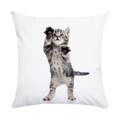 

Animal Cat Pillow Case Pet Cushion Cover For Home Decor Pillowcase