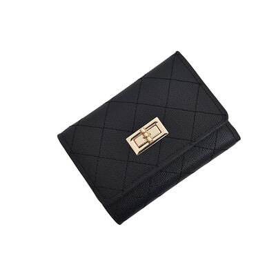 

Folding womens small wallet short wallet womens change Korean style cute coin wallet