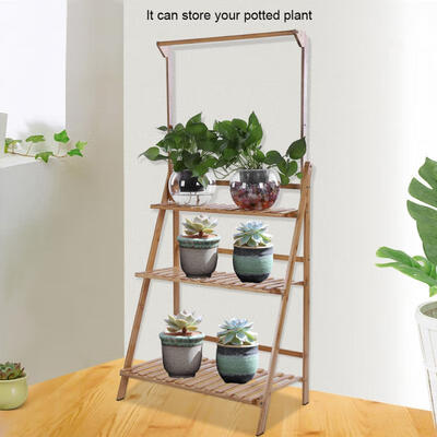

Greensen Multifunctional Multi-layered Wooden Storage Rack Potted Plant Household Office