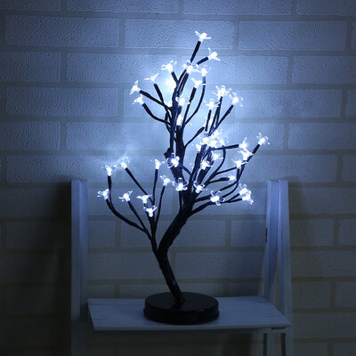 

Gobestart Plum Blossom Desk Top Bonsai Tree Light With 48 LED Beads