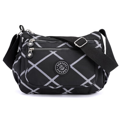 

Fashion printing cloth bag canvas womens messenger bag middle-aged mothers bag small bag bag womens bag