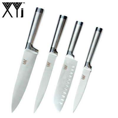 

XYj Brand Kitchen Cooking Knives Stainless Steel Knife Stainless Steel Handle Chef Knife Fruit Vegetable Bread Meat Cooking Tools