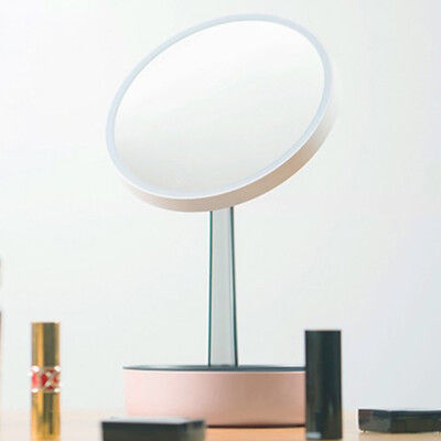 

Gobestart Creative Led Mirror Lamp Vanity Mirror Desktop Mirror Bedroom Reading Light