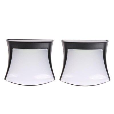 

2pcs LED Waterproof Solar Light Wall Lamps Household Garden Decorative